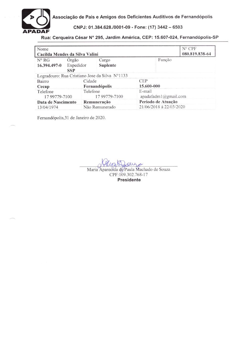 Página 19 de Prestação de Contas Anual — Meridiano — 2019 — Volume 2 (Documentos Institucionais)