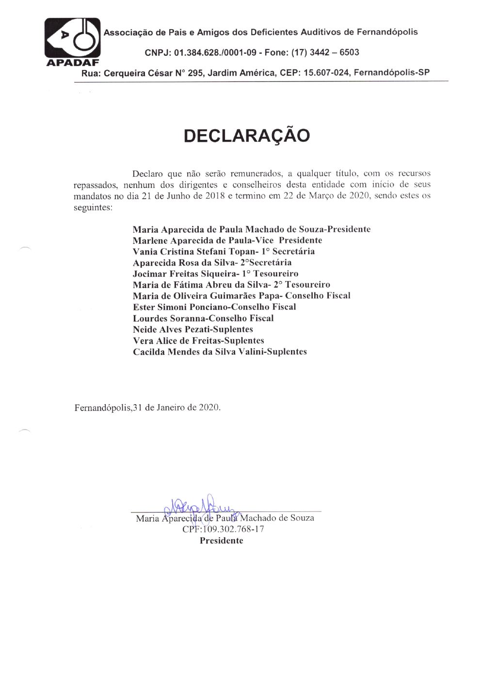 Página 21 de Prestação de Contas Anual — Meridiano — 2019 — Volume 2 (Documentos Institucionais)