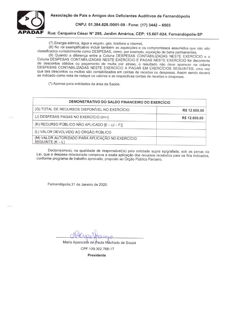 Página 36 de Prestação de Contas Anual — Meridiano — 2019 — Volume 2 (Documentos Institucionais)