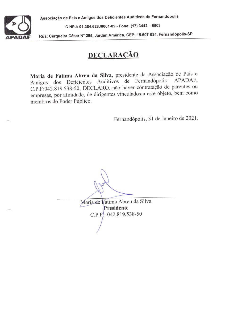 Página 37 de Prestação de Contas Anual — Meridiano — 2020 — Volume 2 (Recibos e Comprovantes)