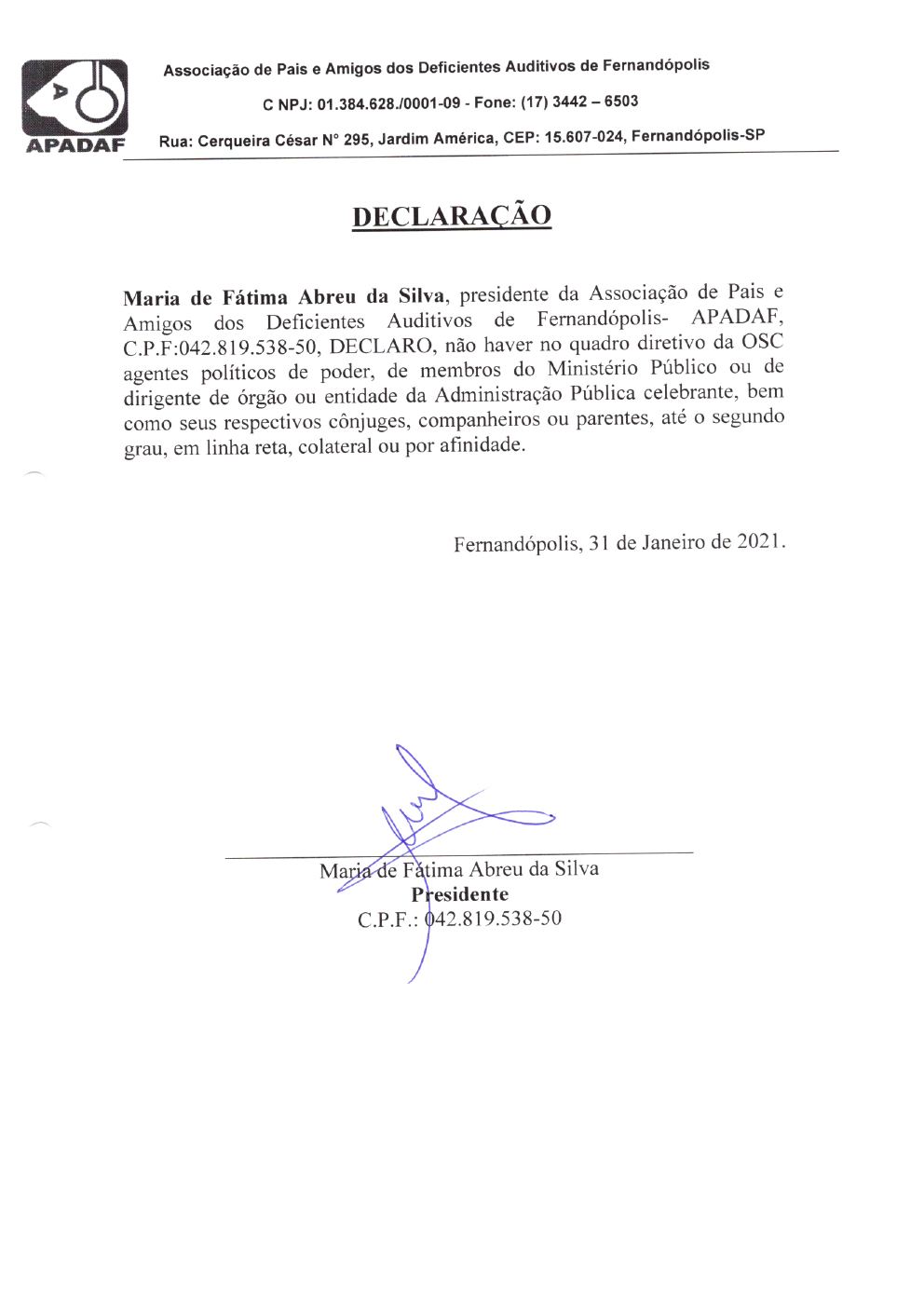 Página 39 de Prestação de Contas Anual — Meridiano — 2020 — Volume 2 (Recibos e Comprovantes)