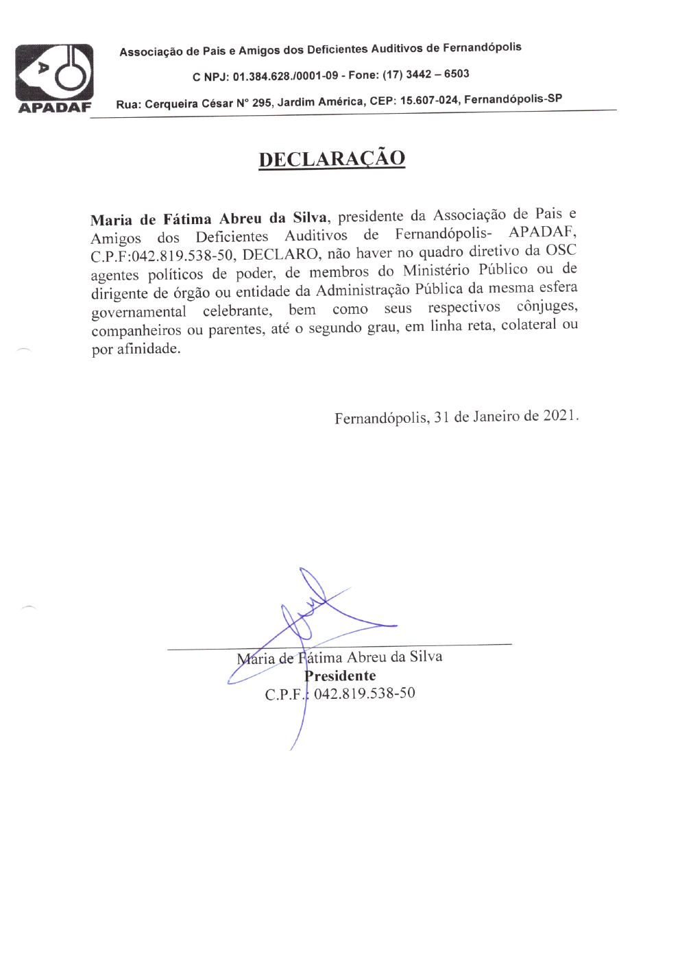 Página 40 de Prestação de Contas Anual — Meridiano — 2020 — Volume 2 (Recibos e Comprovantes)