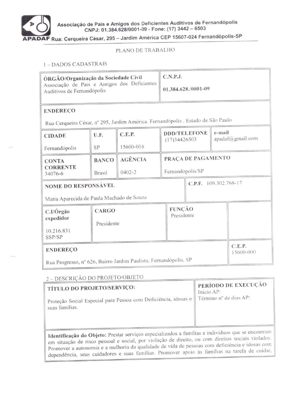 Página 5 de Prestação de Contas Anual — Estrela d'Oeste — 2020