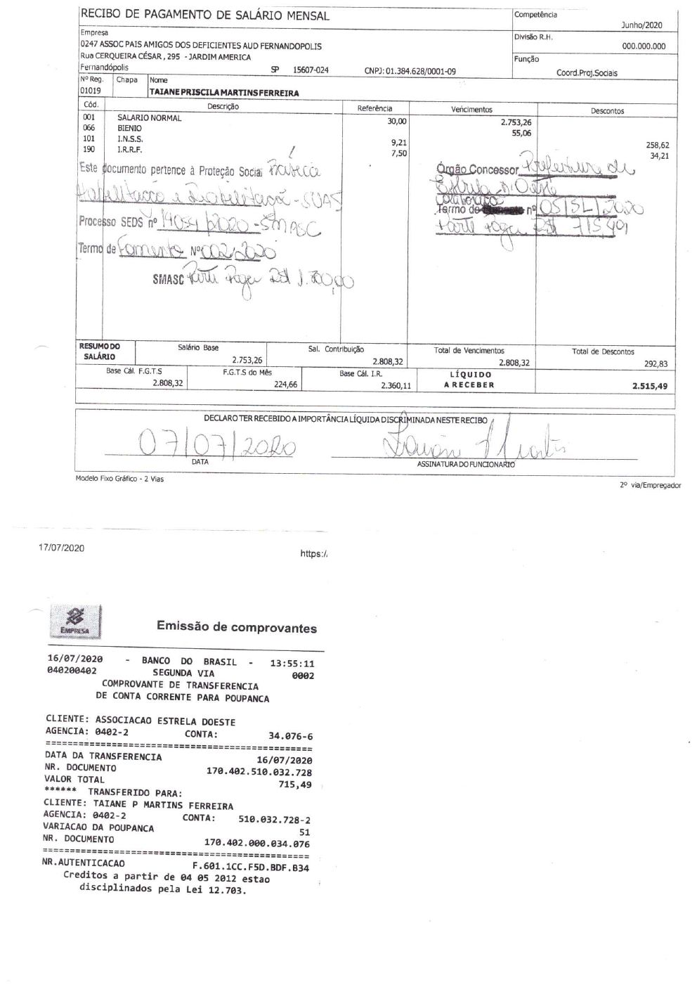 Página 28 de Prestação de Contas Anual — Estrela d'Oeste — 2020
