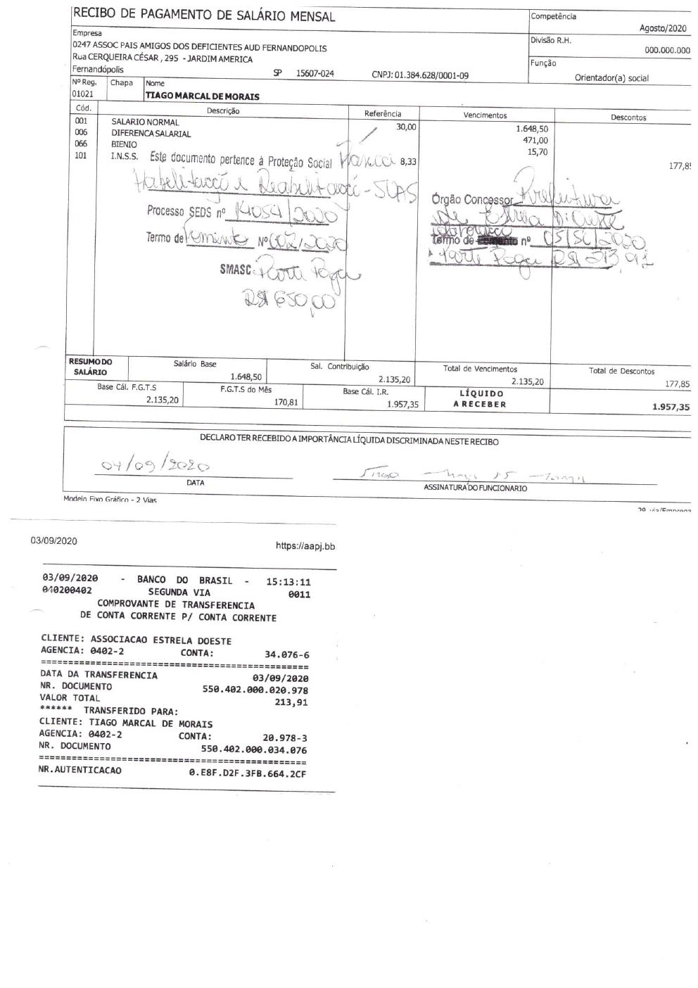Página 33 de Prestação de Contas Anual — Estrela d'Oeste — 2020