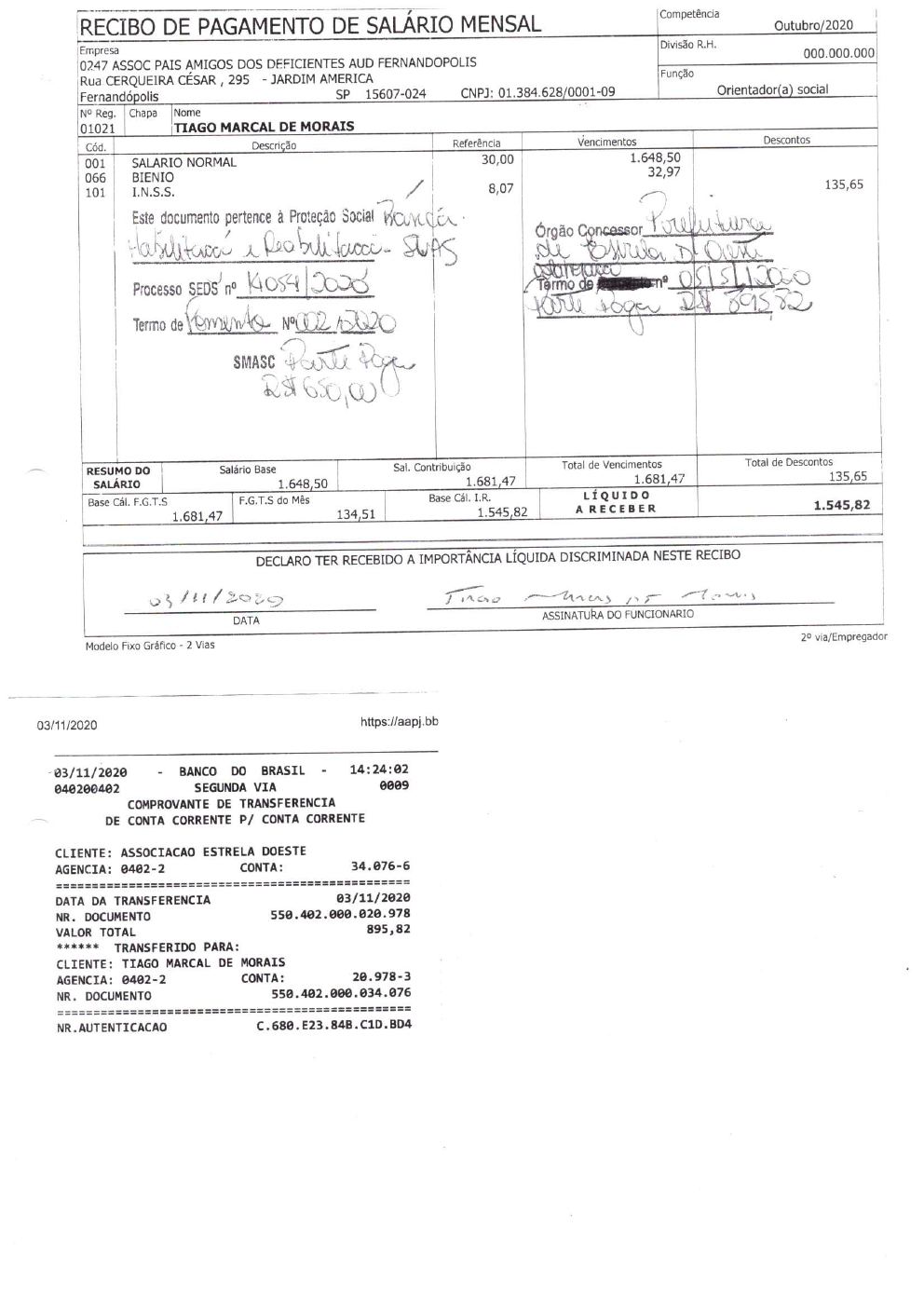 Página 40 de Prestação de Contas Anual — Estrela d'Oeste — 2020