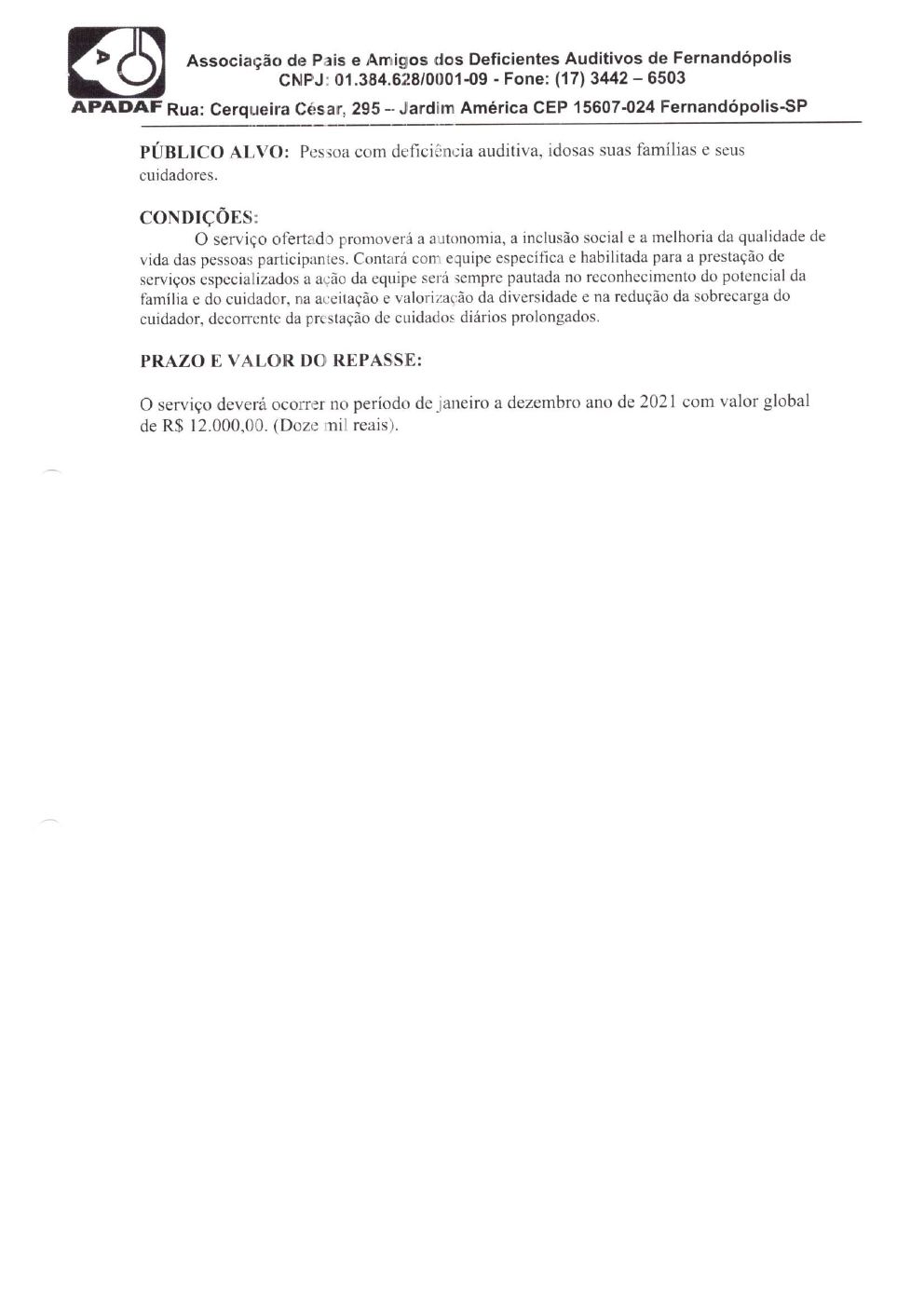 Página 4 de Prestação de Contas Anual — Estrela d'Oeste — 2021