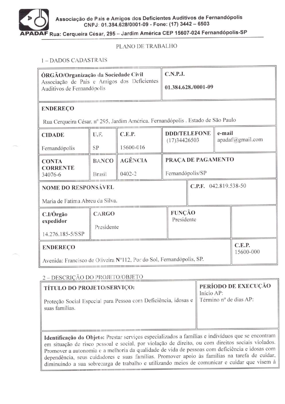 Página 5 de Prestação de Contas Anual — Estrela d'Oeste — 2021