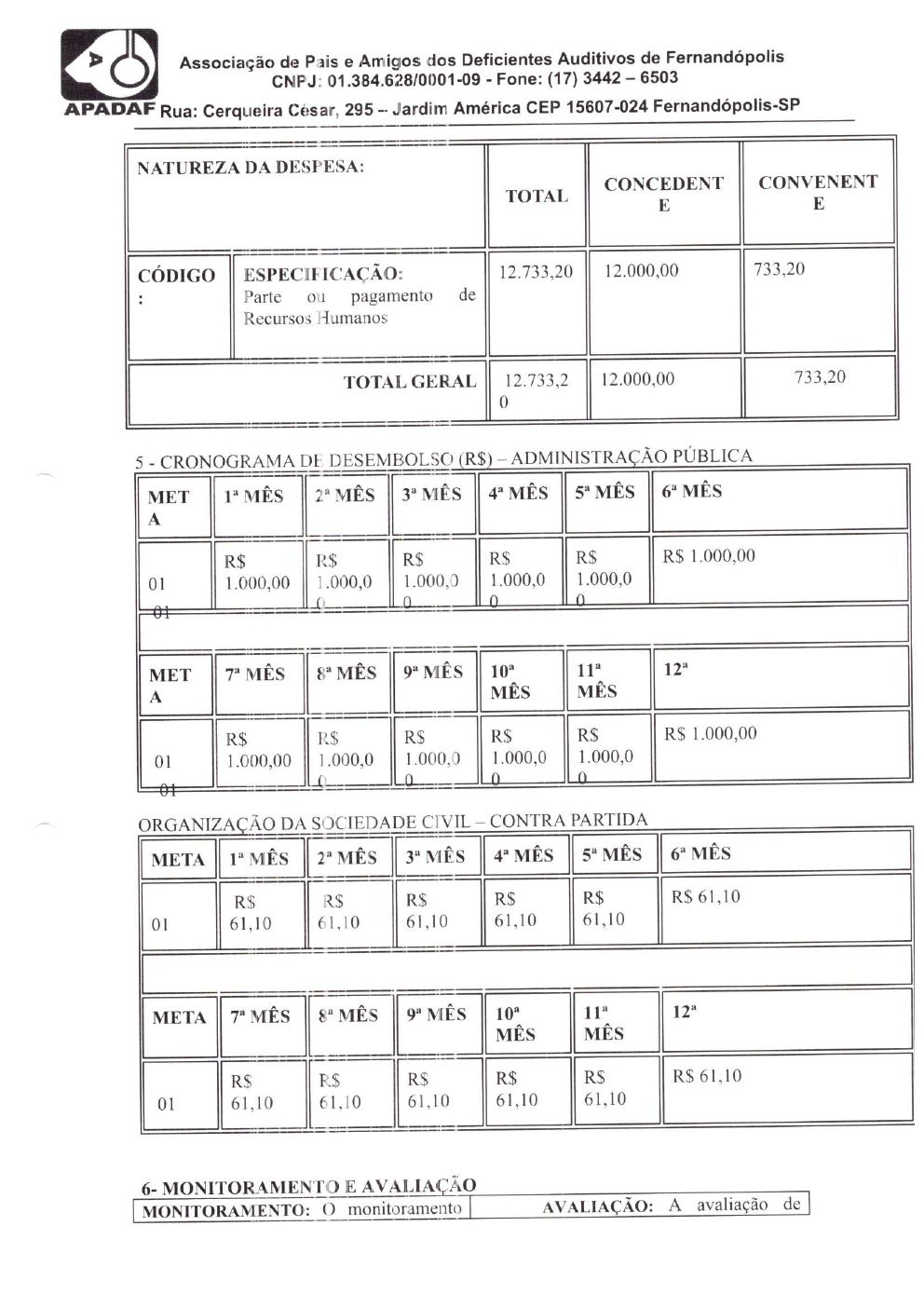 Página 7 de Prestação de Contas Anual — Estrela d'Oeste — 2021