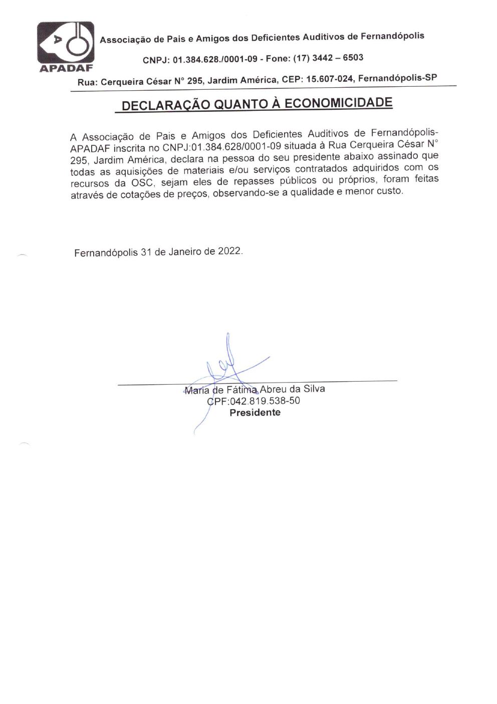 Página 12 de Prestação de Contas Anual — Estrela d'Oeste — 2021