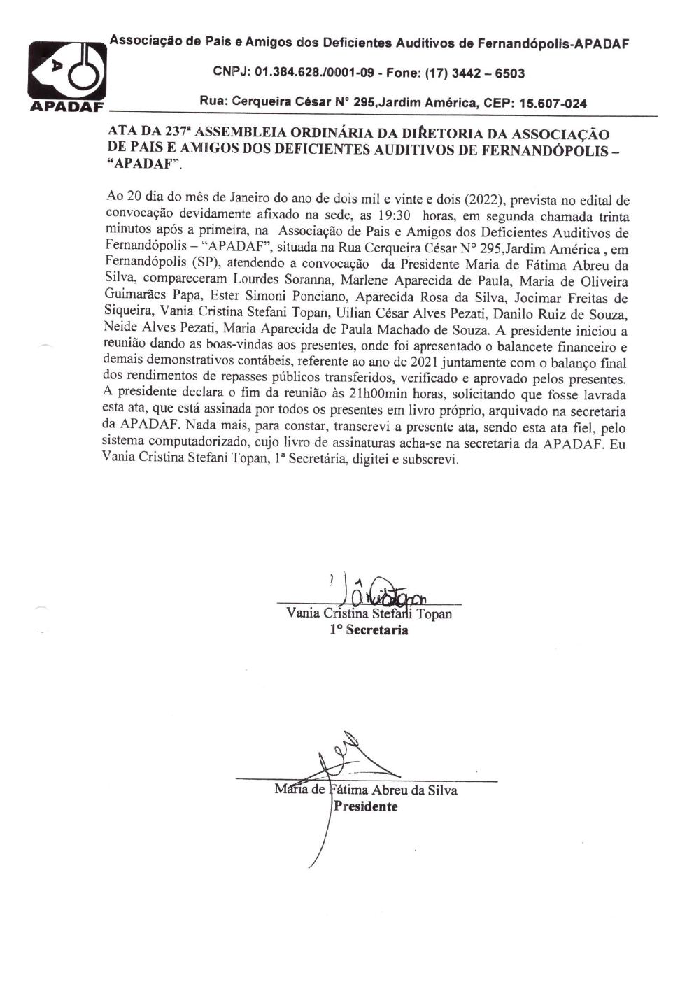 Página 23 de Prestação de Contas Anual — Estrela d'Oeste — 2021