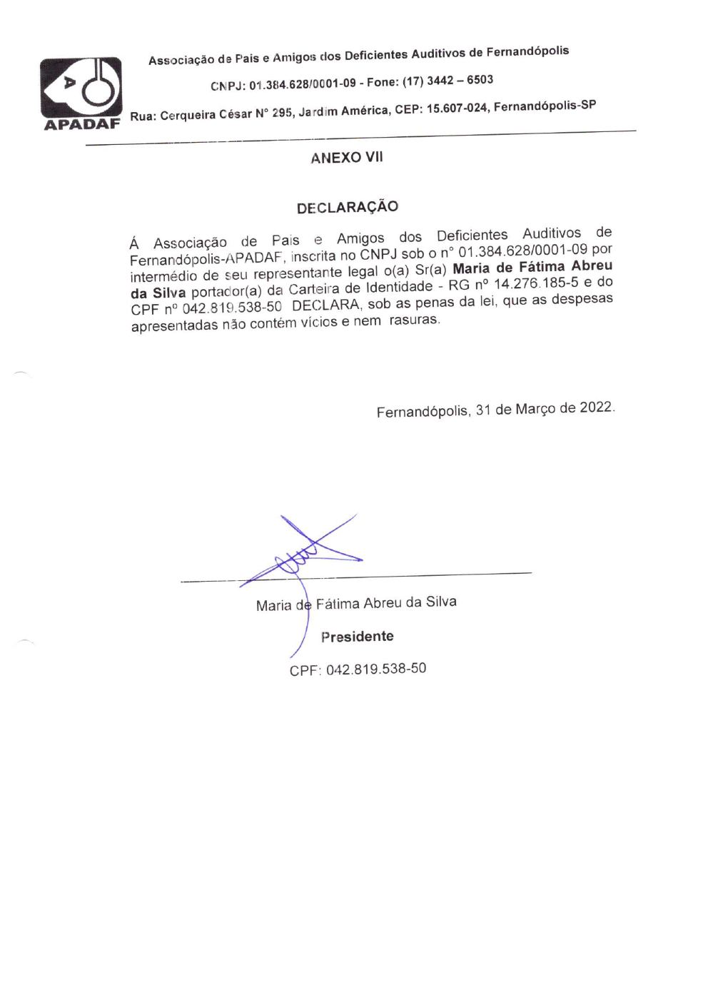 Página 24 de Prestação de Contas Anual — Estrela d'Oeste — 2021