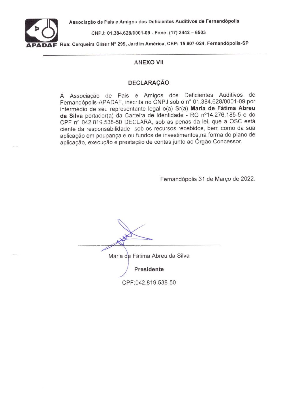 Página 25 de Prestação de Contas Anual — Estrela d'Oeste — 2021