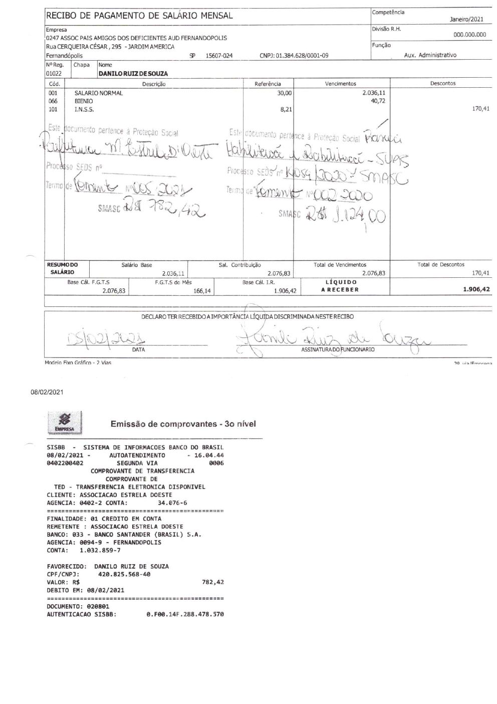 Página 31 de Prestação de Contas Anual — Estrela d'Oeste — 2021