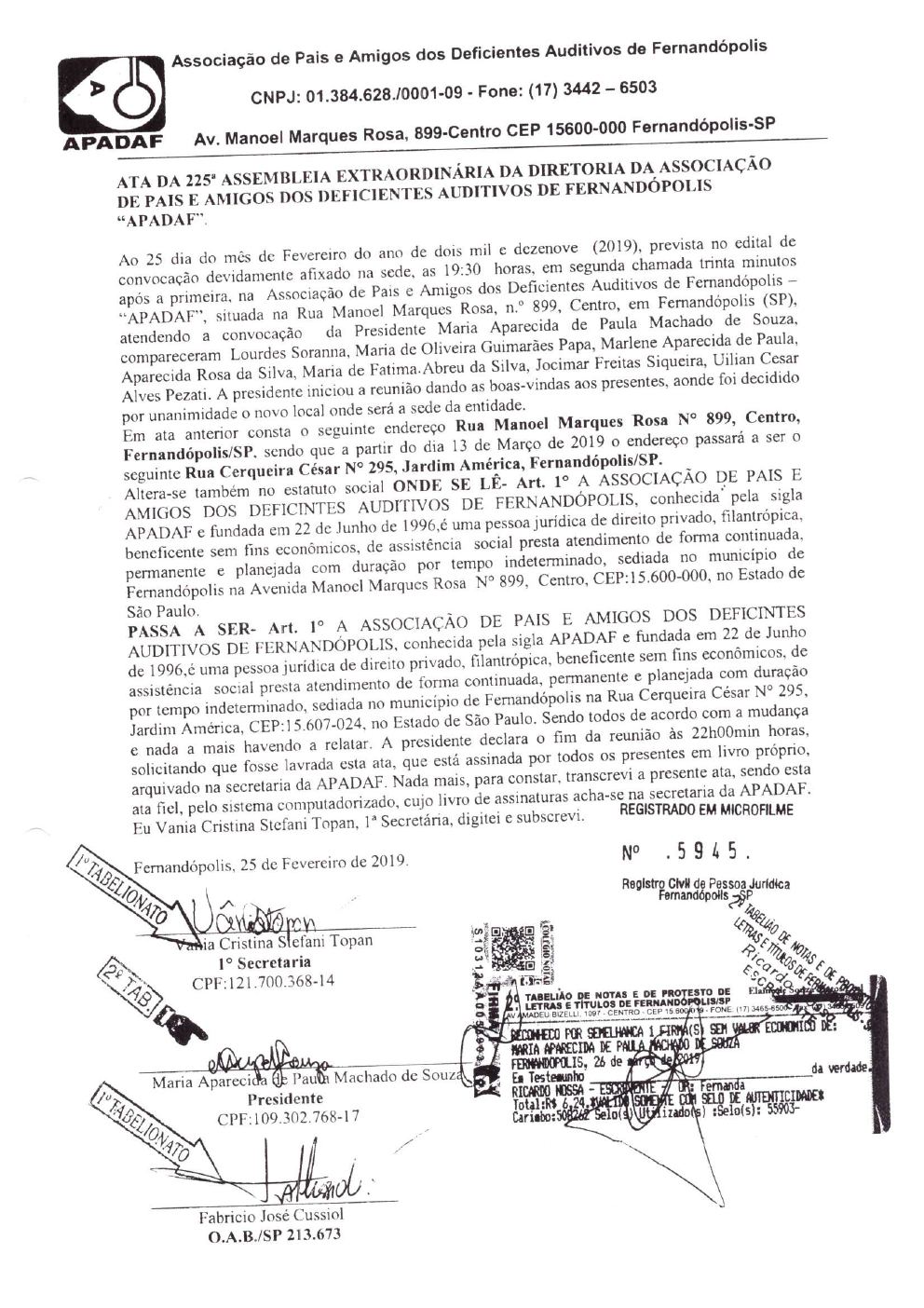 Página 4 de Prestação de Contas Anual — Meridiano — 2021