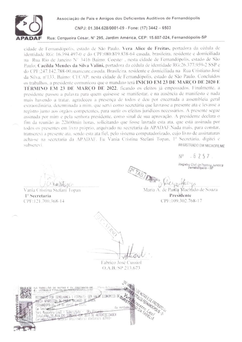Página 20 de Prestação de Contas Anual — Meridiano — 2021