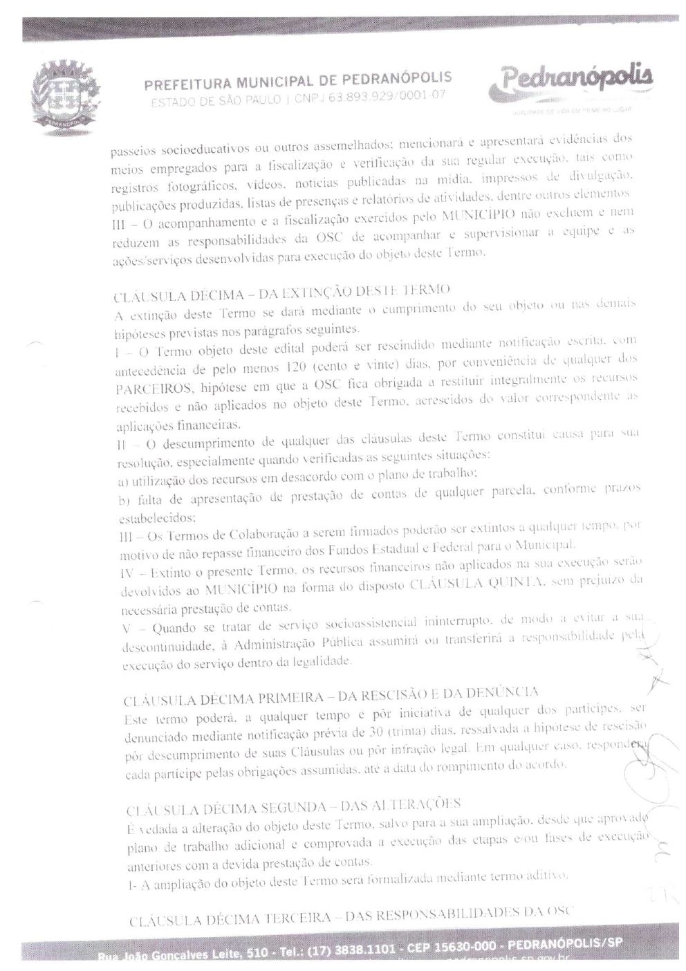 Página 9 de Prestação de Contas Anual — Pedranópolis — 2021 — Volume 1
