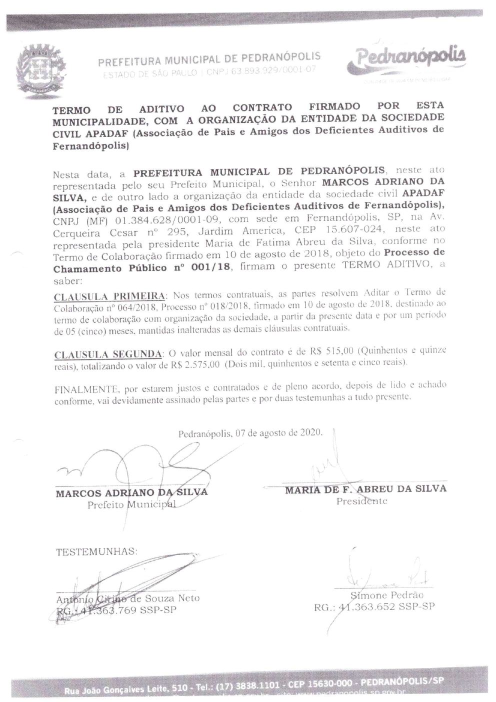 Página 12 de Prestação de Contas Anual — Pedranópolis — 2021 — Volume 1