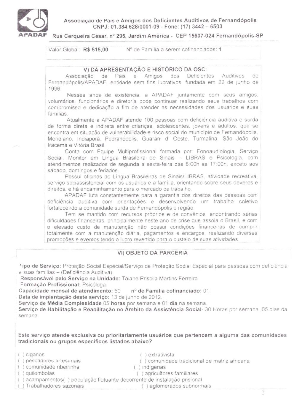 Página 16 de Prestação de Contas Anual — Pedranópolis — 2021 — Volume 1