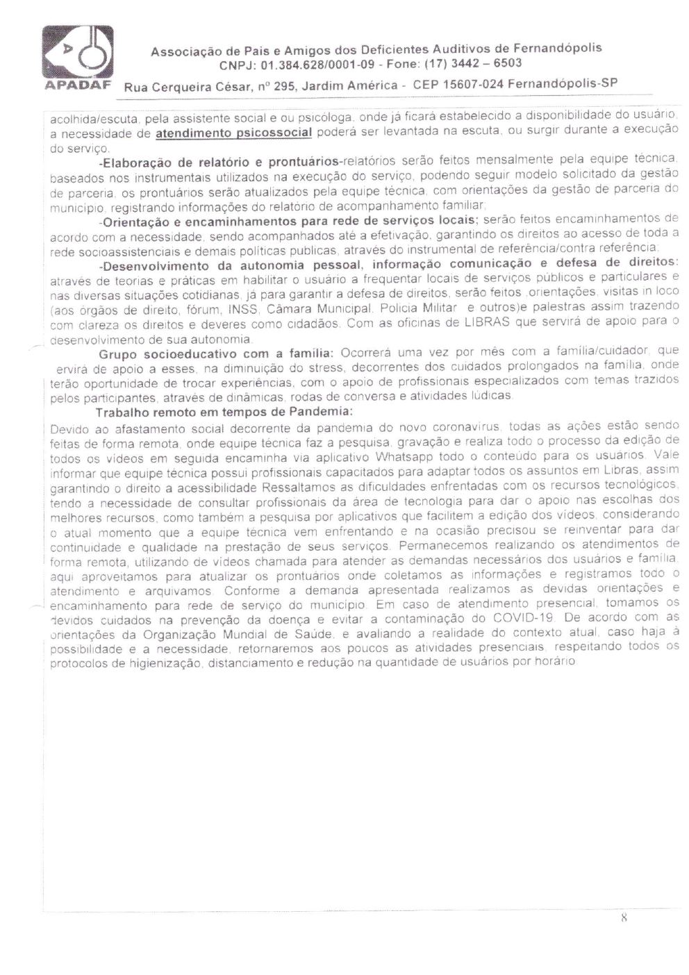 Página 22 de Prestação de Contas Anual — Pedranópolis — 2021 — Volume 1