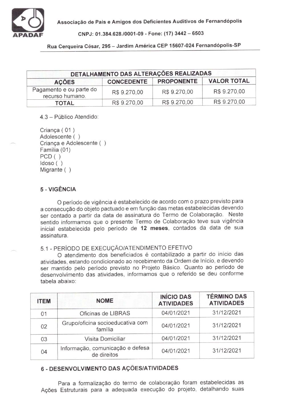 Página 29 de Prestação de Contas Anual — Pedranópolis — 2021 — Volume 1