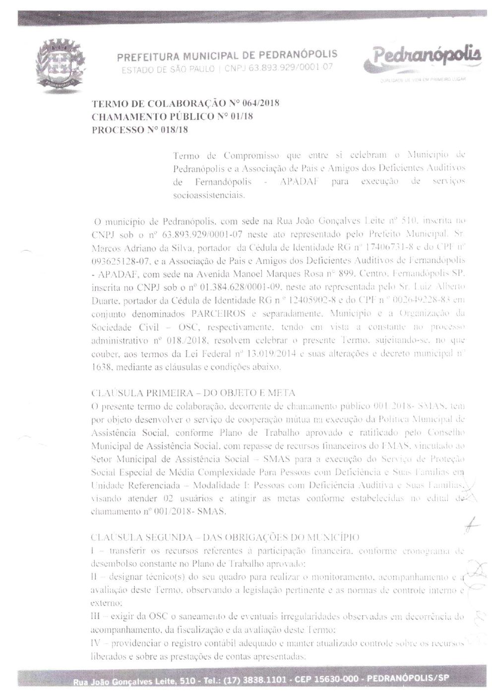 Página 5 de Prestação de Contas Anual — Pedranópolis — 2021 — Volume 2