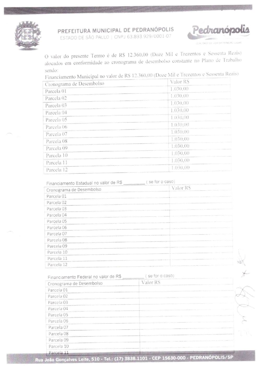 Página 7 de Prestação de Contas Anual — Pedranópolis — 2021 — Volume 2