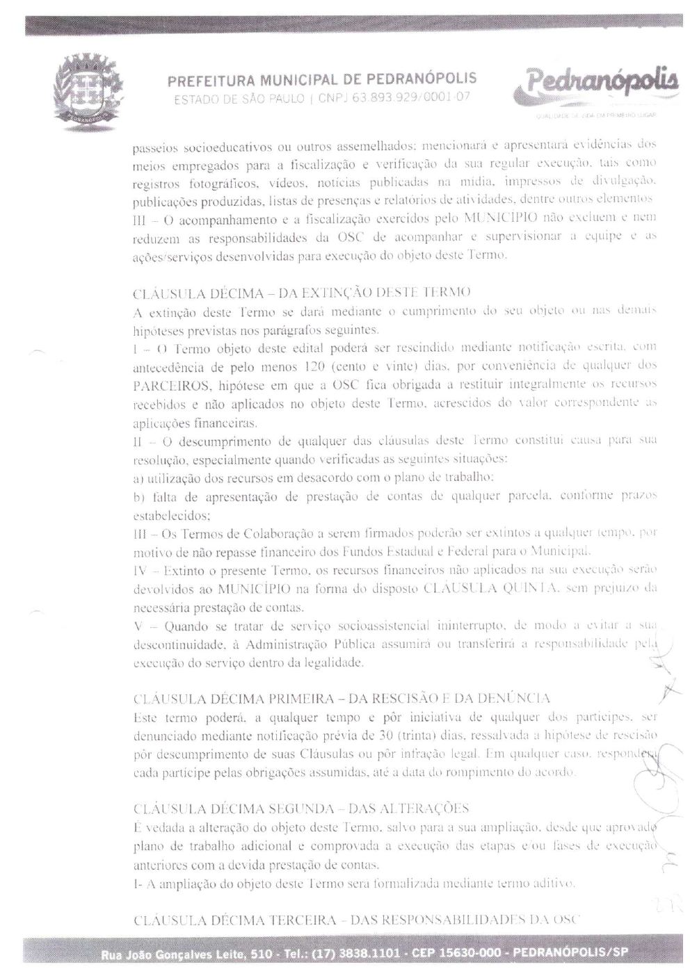 Página 8 de Prestação de Contas Anual — Pedranópolis — 2021 — Volume 2