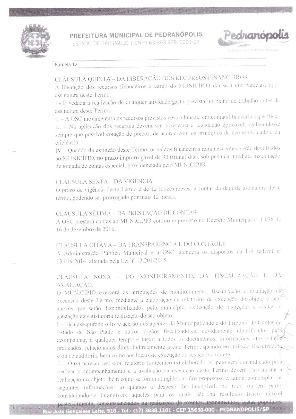 Página 9 de Prestação de Contas Anual — Pedranópolis — 2021 — Volume 2
