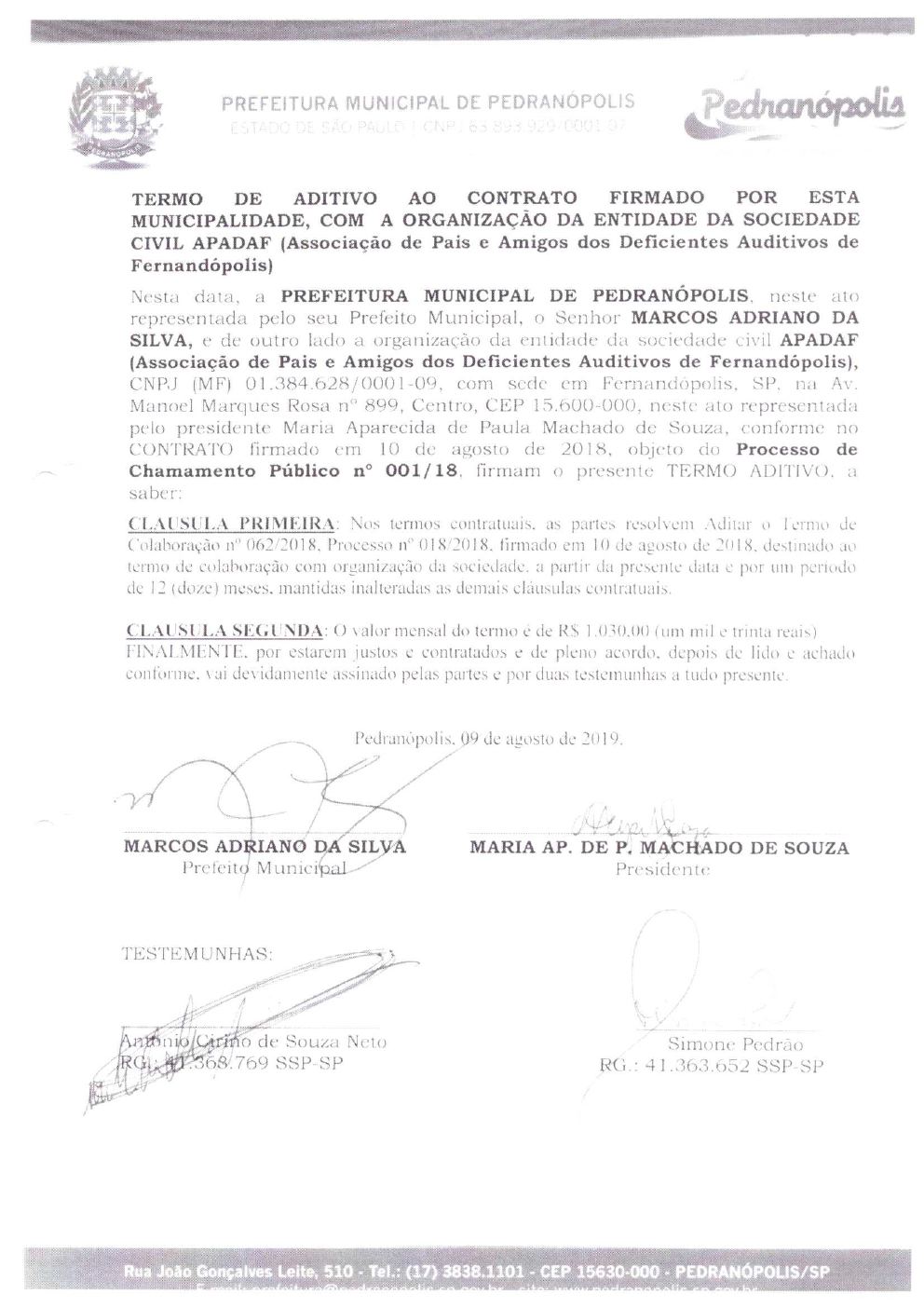 Página 11 de Prestação de Contas Anual — Pedranópolis — 2021 — Volume 2