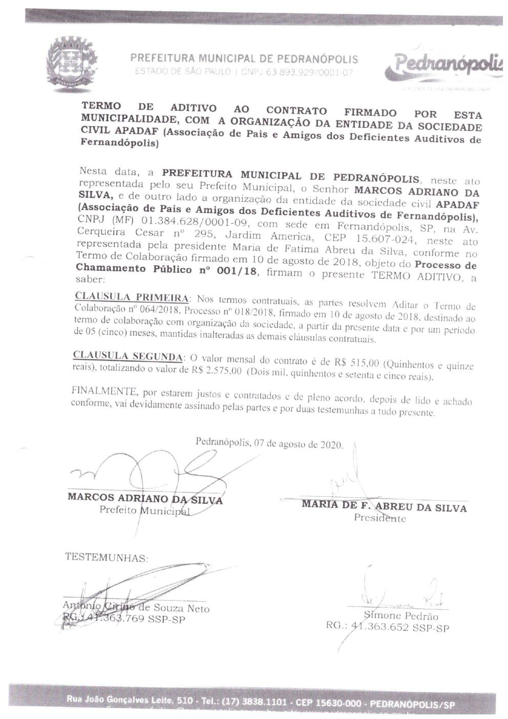 Página 12 de Prestação de Contas Anual — Pedranópolis — 2021 — Volume 2