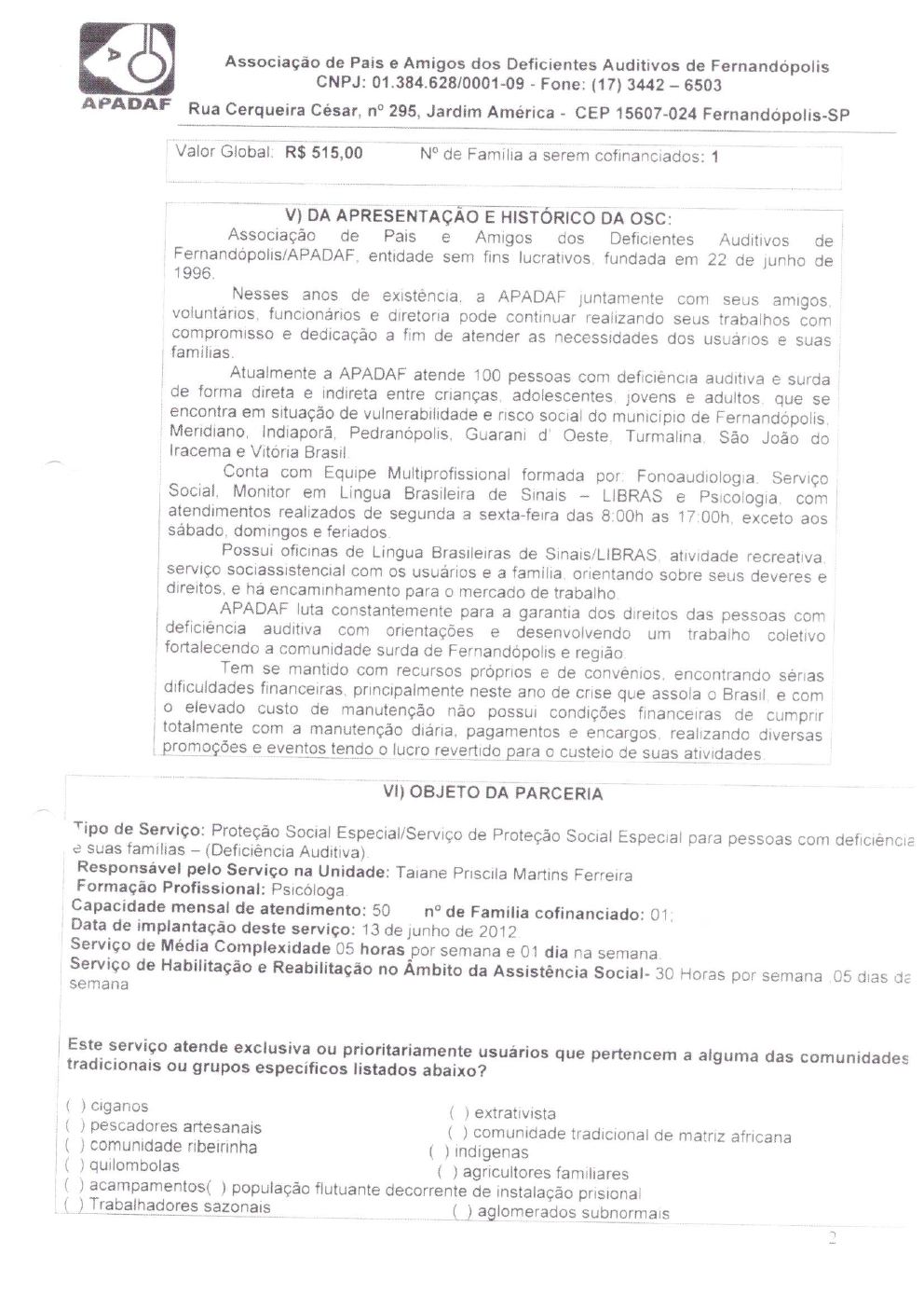 Página 16 de Prestação de Contas Anual — Pedranópolis — 2021 — Volume 2
