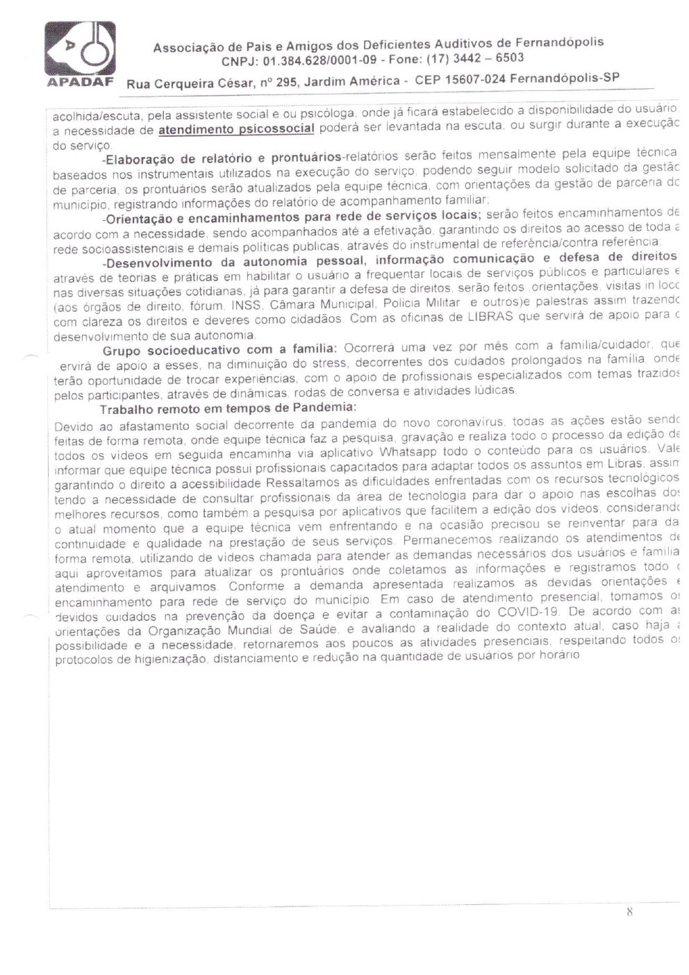 Página 22 de Prestação de Contas Anual — Pedranópolis — 2021 — Volume 2
