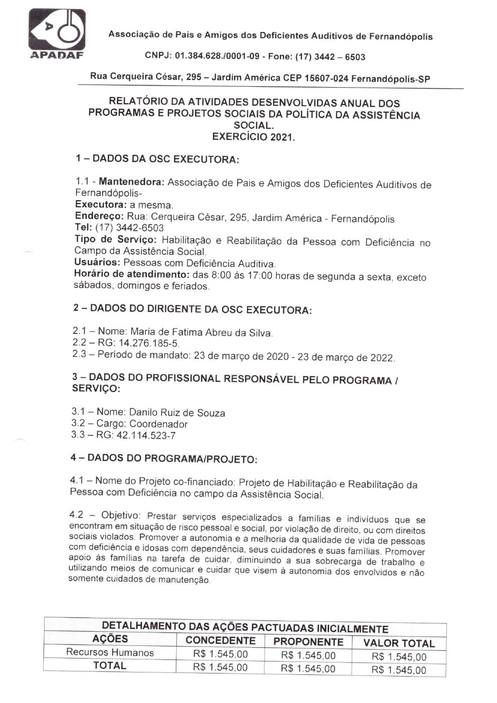 Página 28 de Prestação de Contas Anual — Pedranópolis — 2021 — Volume 2