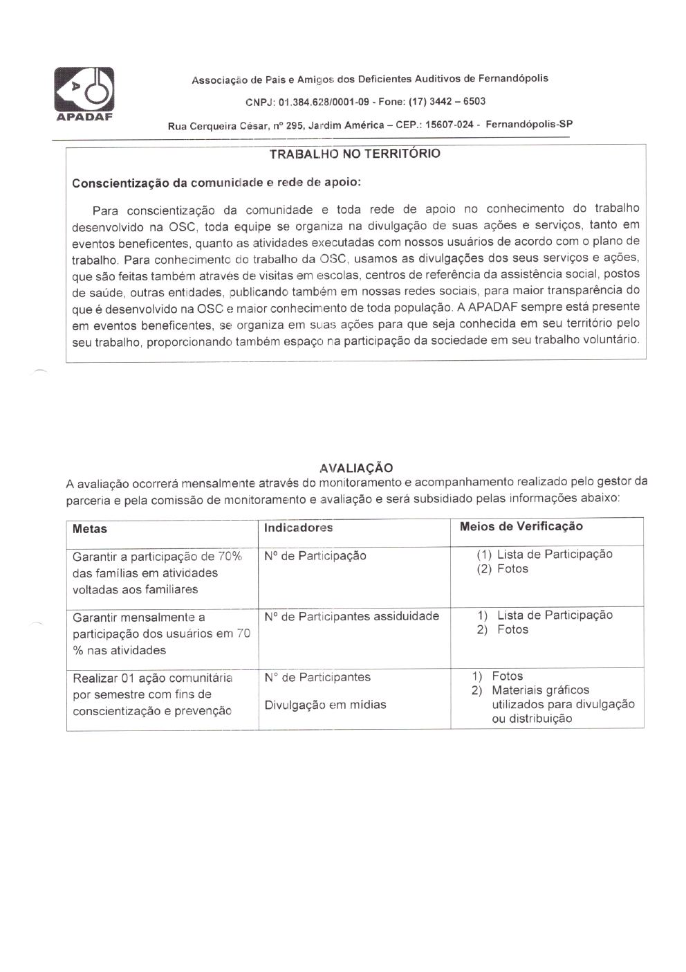 Página 15 de Prestação de Contas Mensal — Habilitação e Reabilitação — 3ª Parcela — Abril/2022