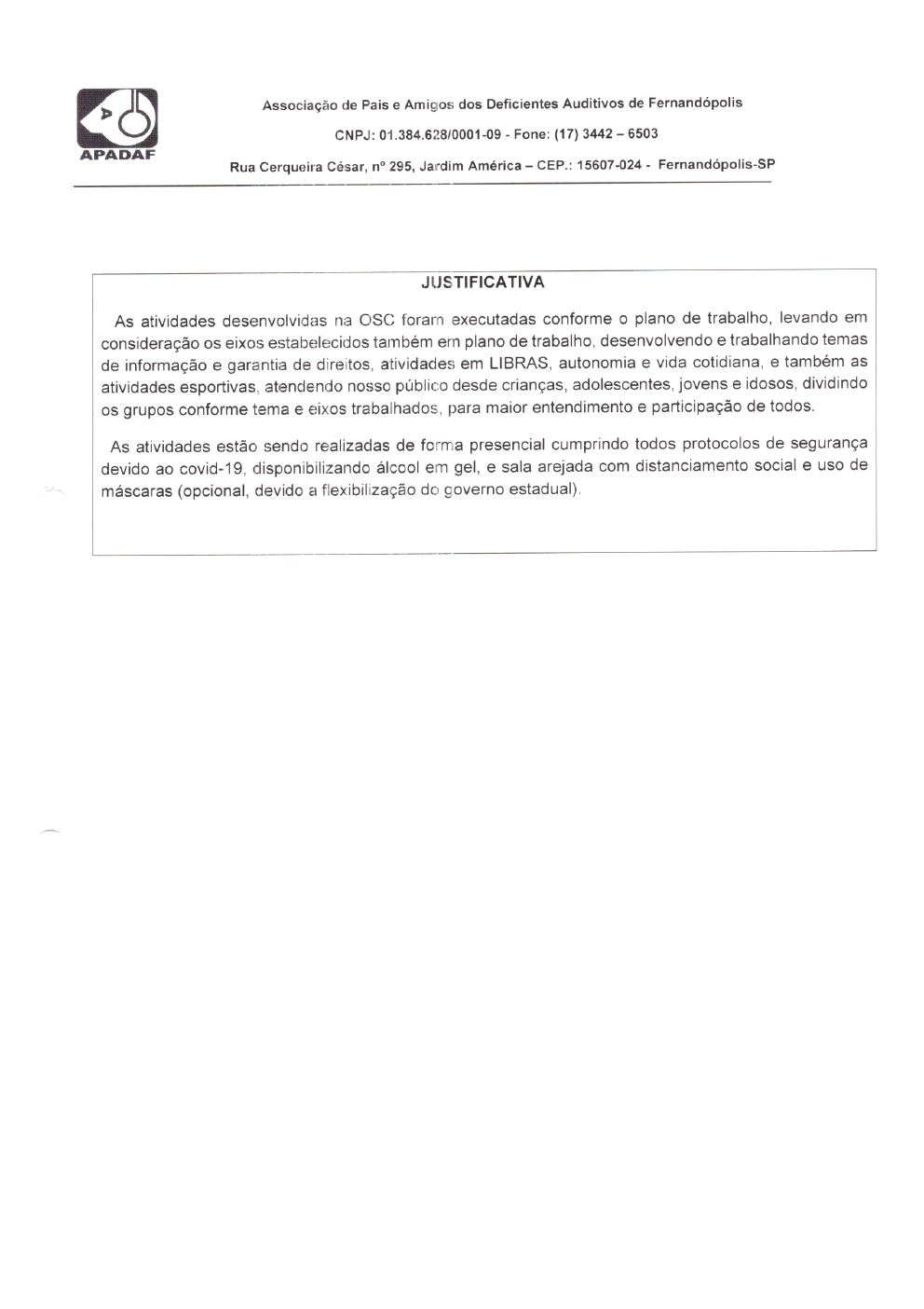 Página 23 de Prestação de Contas Mensal — Habilitação e Reabilitação — 3ª Parcela — Abril/2022