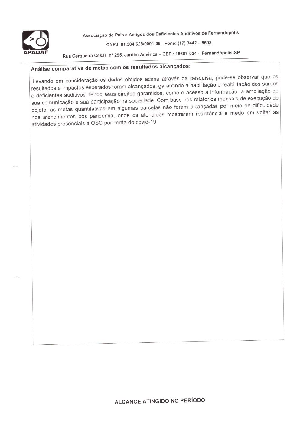 Página 37 de Prestação de Contas Mensal — Habilitação e Reabilitação — 6ª Parcela — Julho/2022