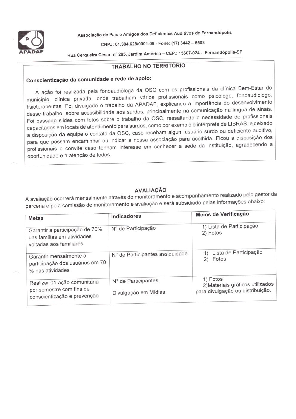 Página 15 de Prestação de Contas Mensal — Habilitação e Reabilitação — 7ª Parcela — Agosto/2022