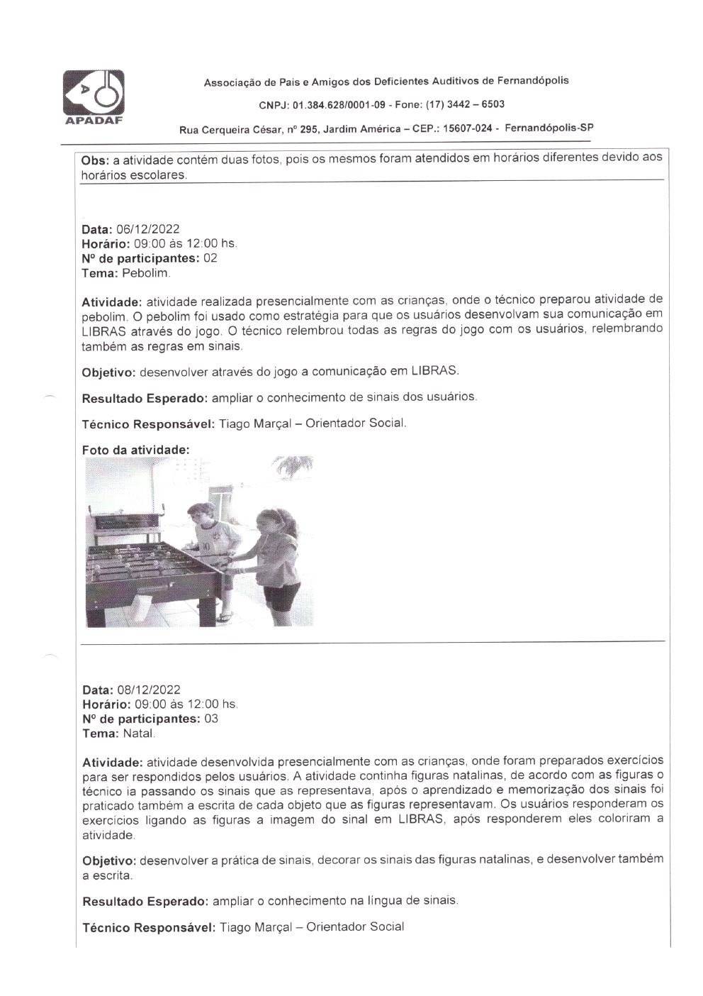 Página 14 de Prestação de Contas Mensal — Habilitação e Reabilitação — 12ª Parcela — Janeiro/2023