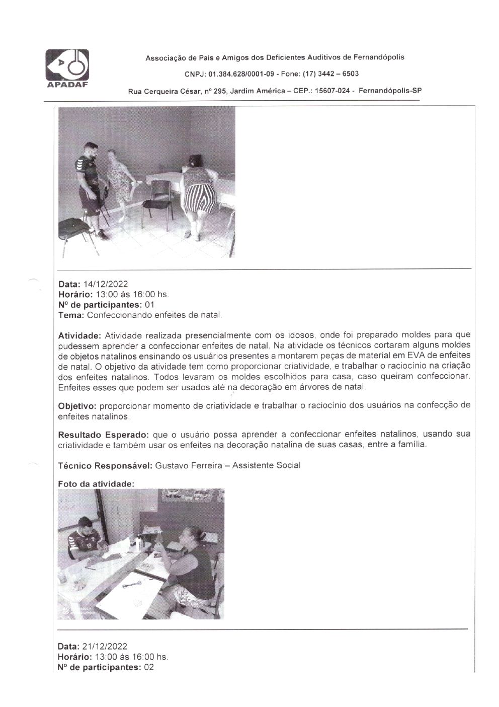 Página 22 de Prestação de Contas Mensal — Habilitação e Reabilitação — 12ª Parcela — Janeiro/2023
