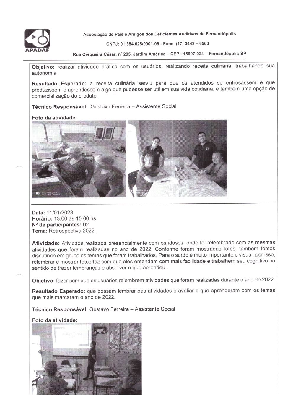 Página 23 de Prestação de Contas Mensal — Habilitação e Reabilitação — 1ª Parcela — Fevereiro/2023
