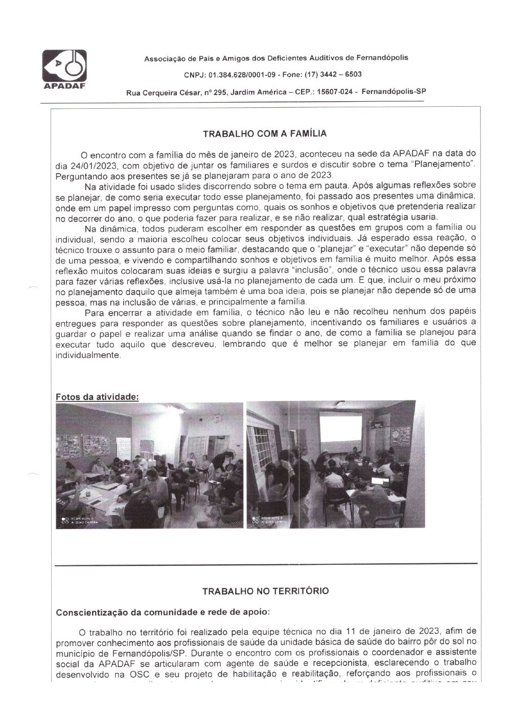 Página 28 de Prestação de Contas Mensal — Habilitação e Reabilitação — 1ª Parcela — Fevereiro/2023