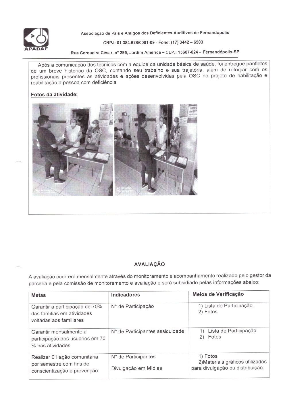 Página 29 de Prestação de Contas Mensal — Habilitação e Reabilitação — 1ª Parcela — Fevereiro/2023