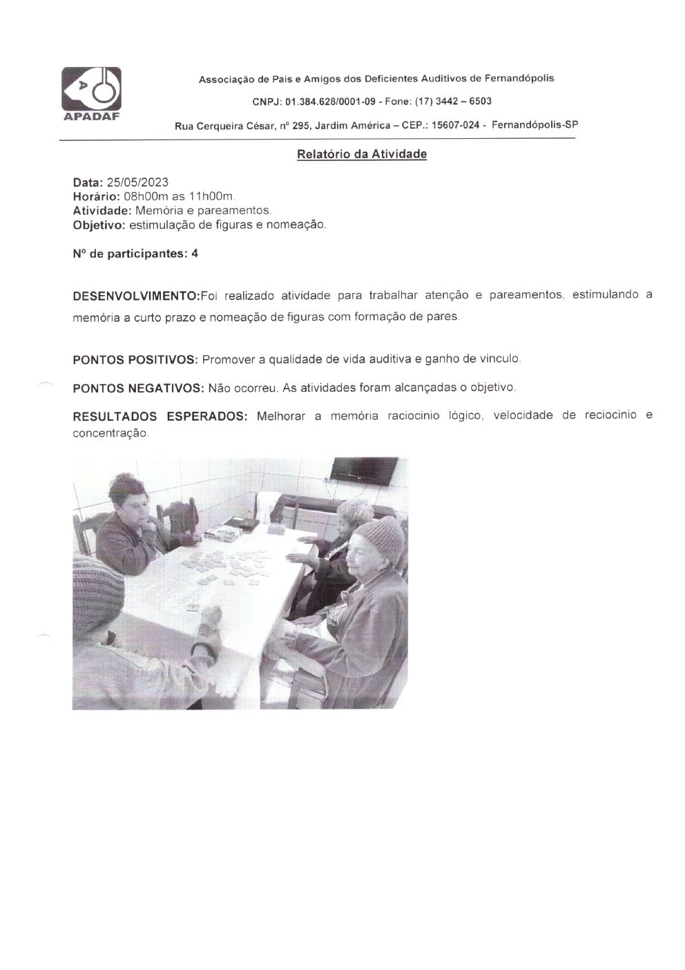 Página 14 de Prestação de Contas Mensal — Projeto Escutar — 4ª Parcela — Junho/2023