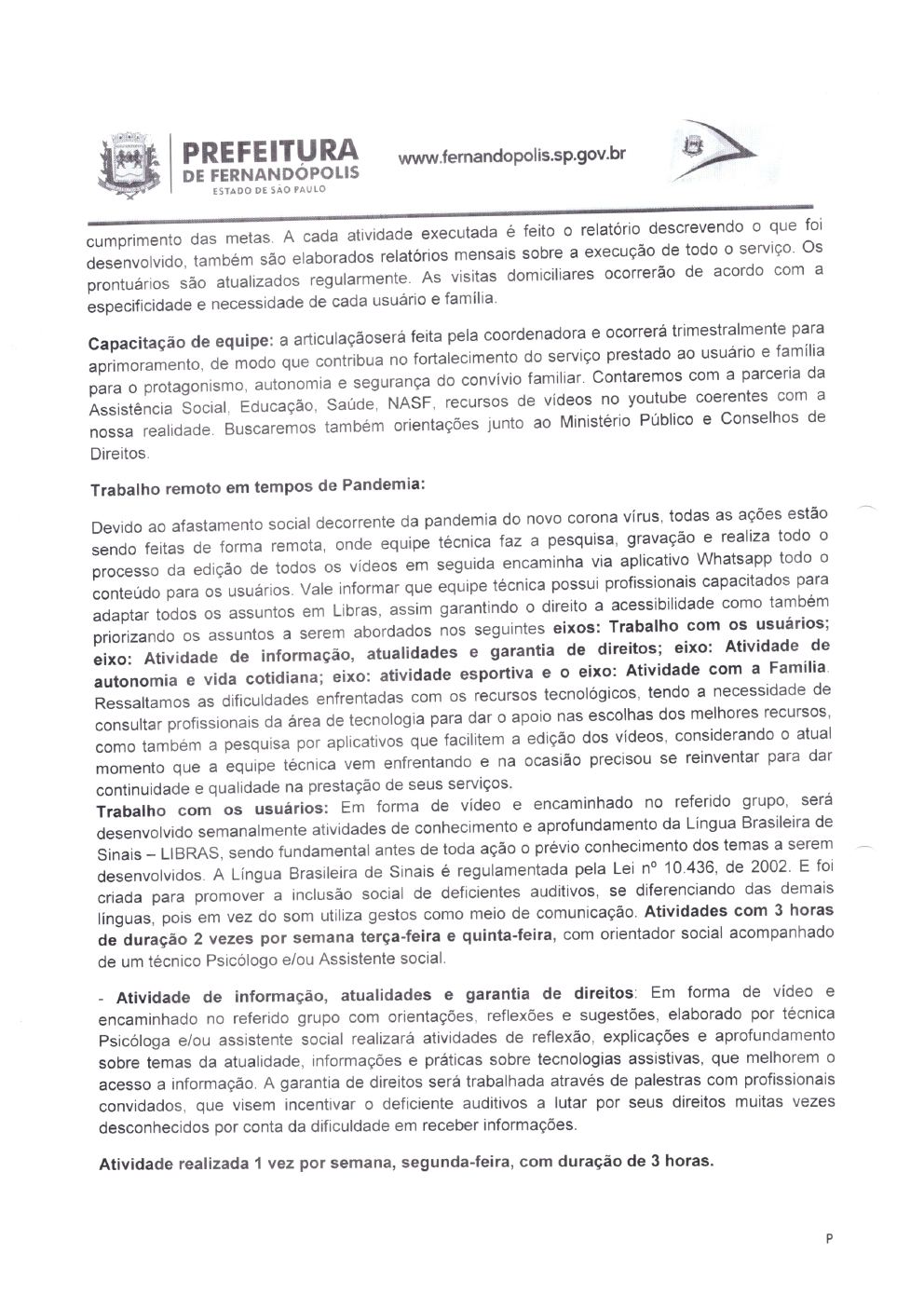 Página 2 de Certidão de Apostilamento — Metodologia e Operacionalização (COVID-19) — 2020