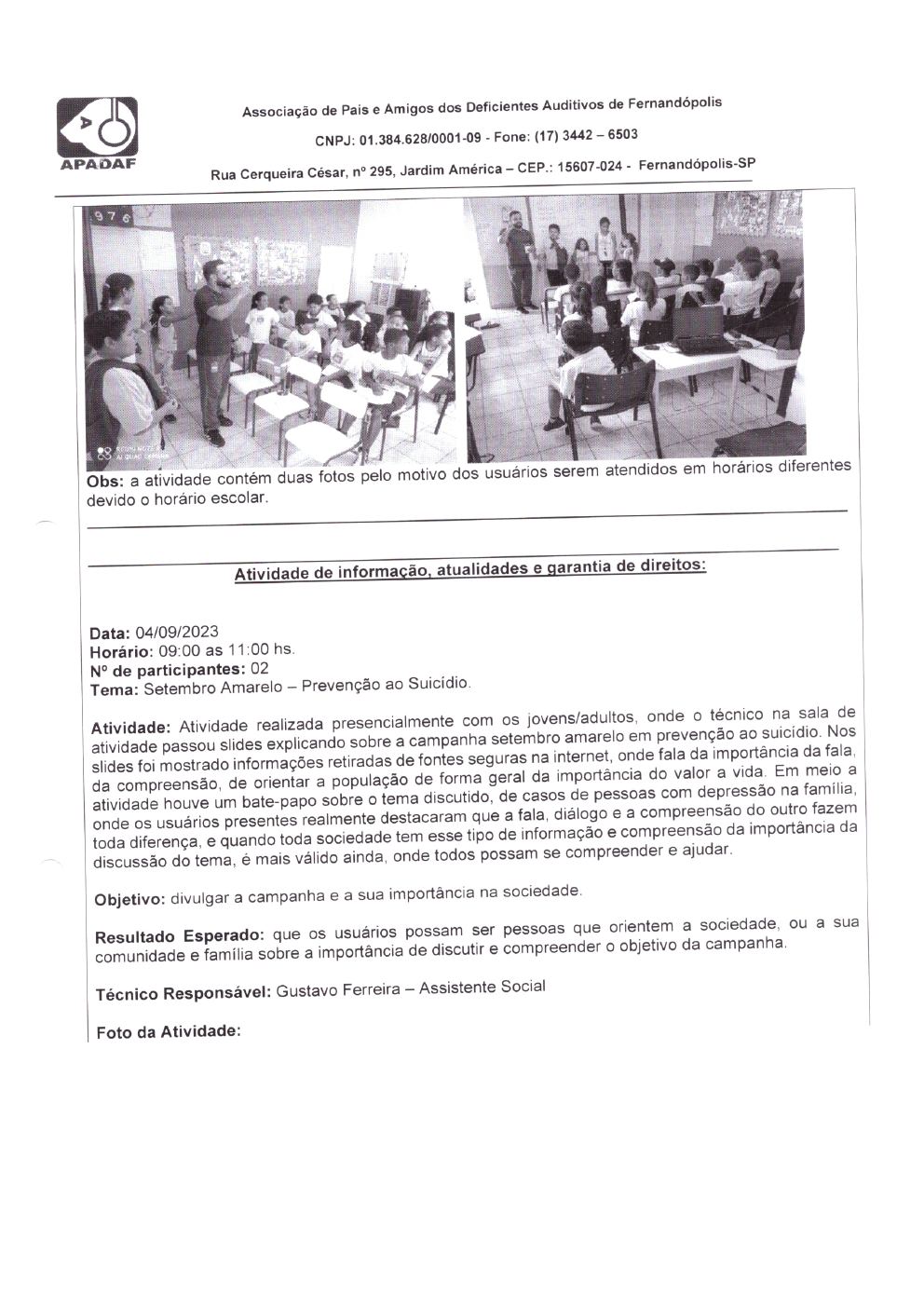Página 11 de Prestação de Contas Mensal — Habilitação e Reabilitação — 9ª Parcela — Outubro/2023