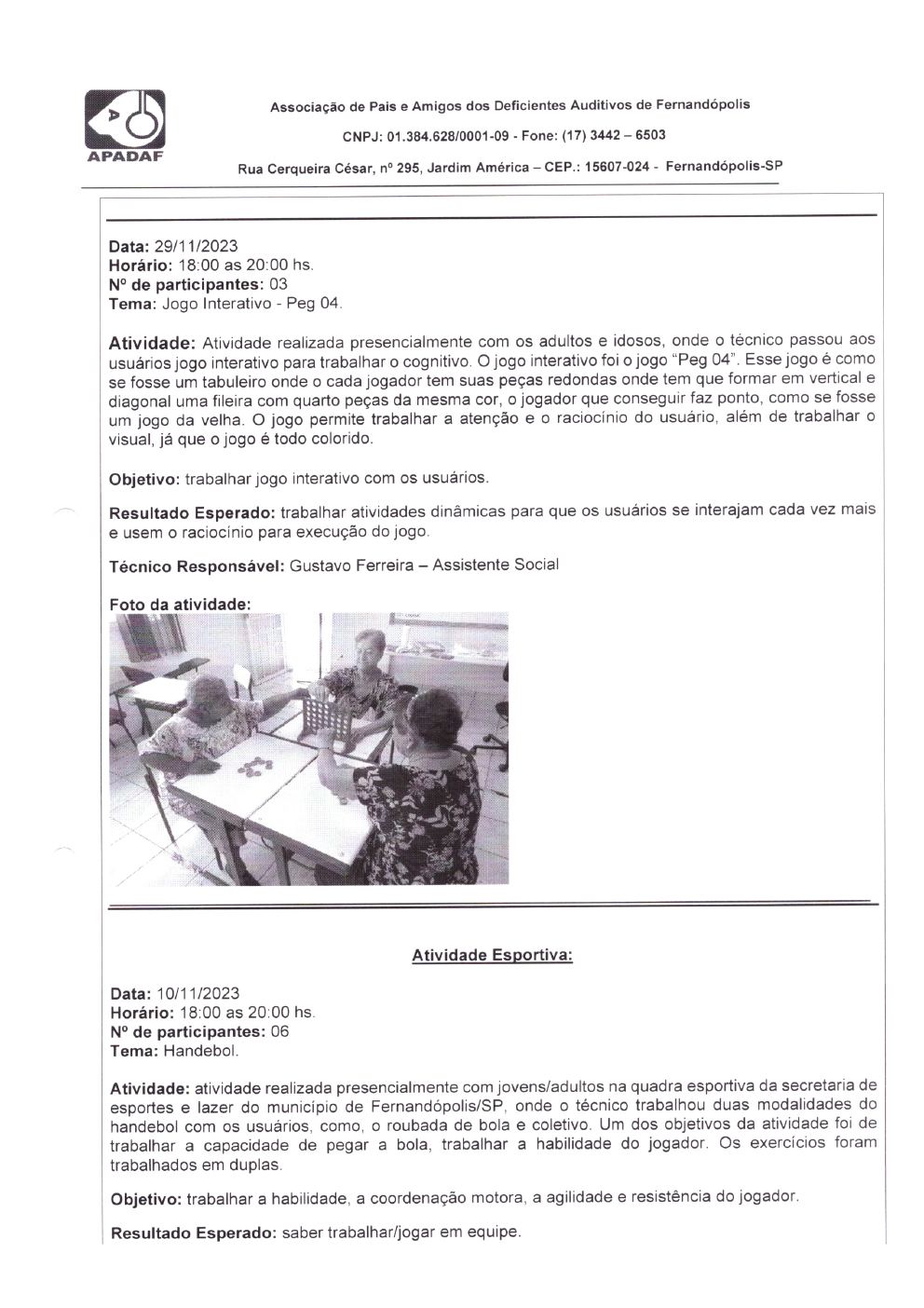 Página 17 de Prestação de Contas Mensal — Habilitação e Reabilitação — 11ª Parcela — Dezembro/2023