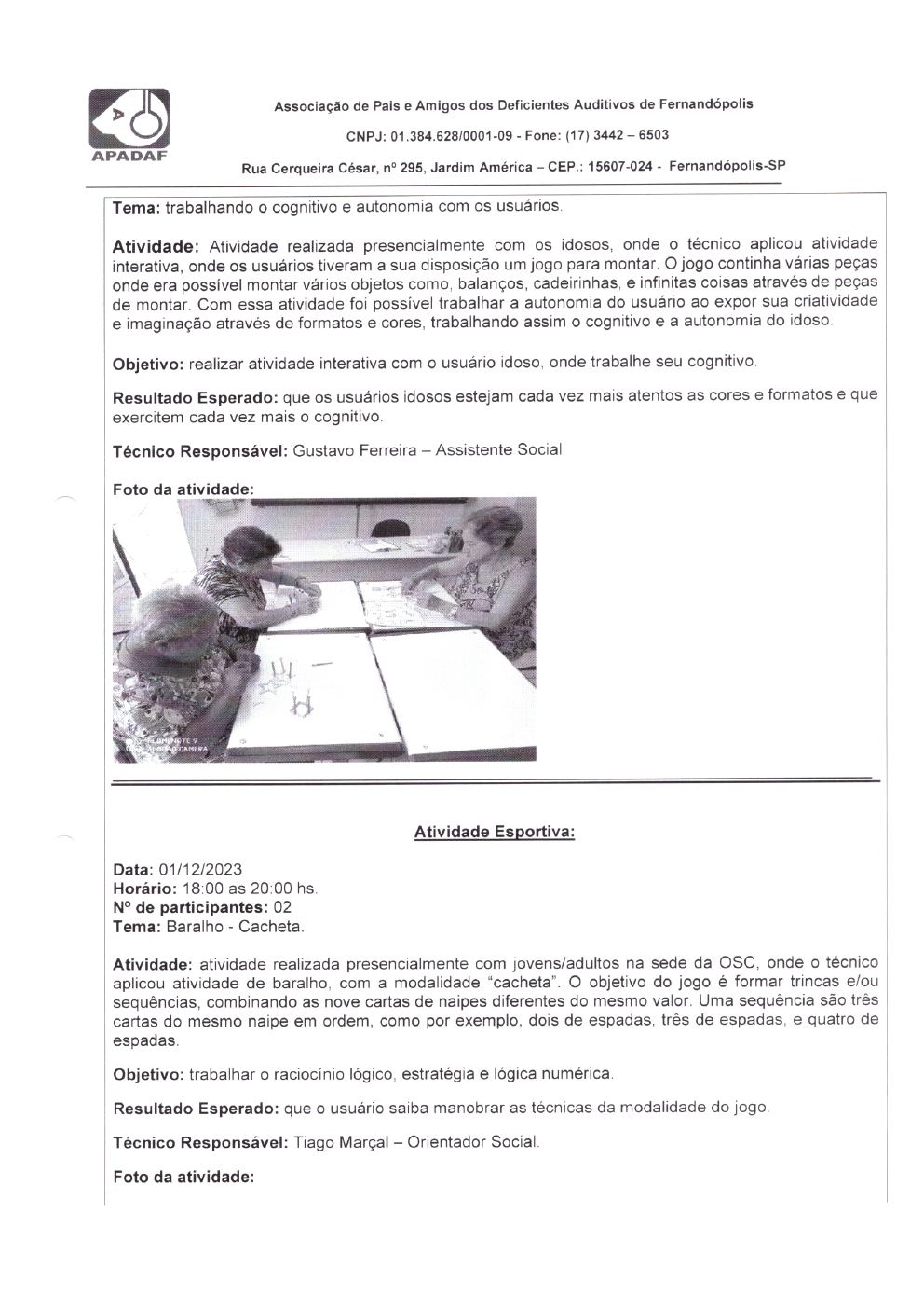 Página 17 de Prestação de Contas Mensal — Habilitação e Reabilitação — 12ª Parcela — Janeiro/2024