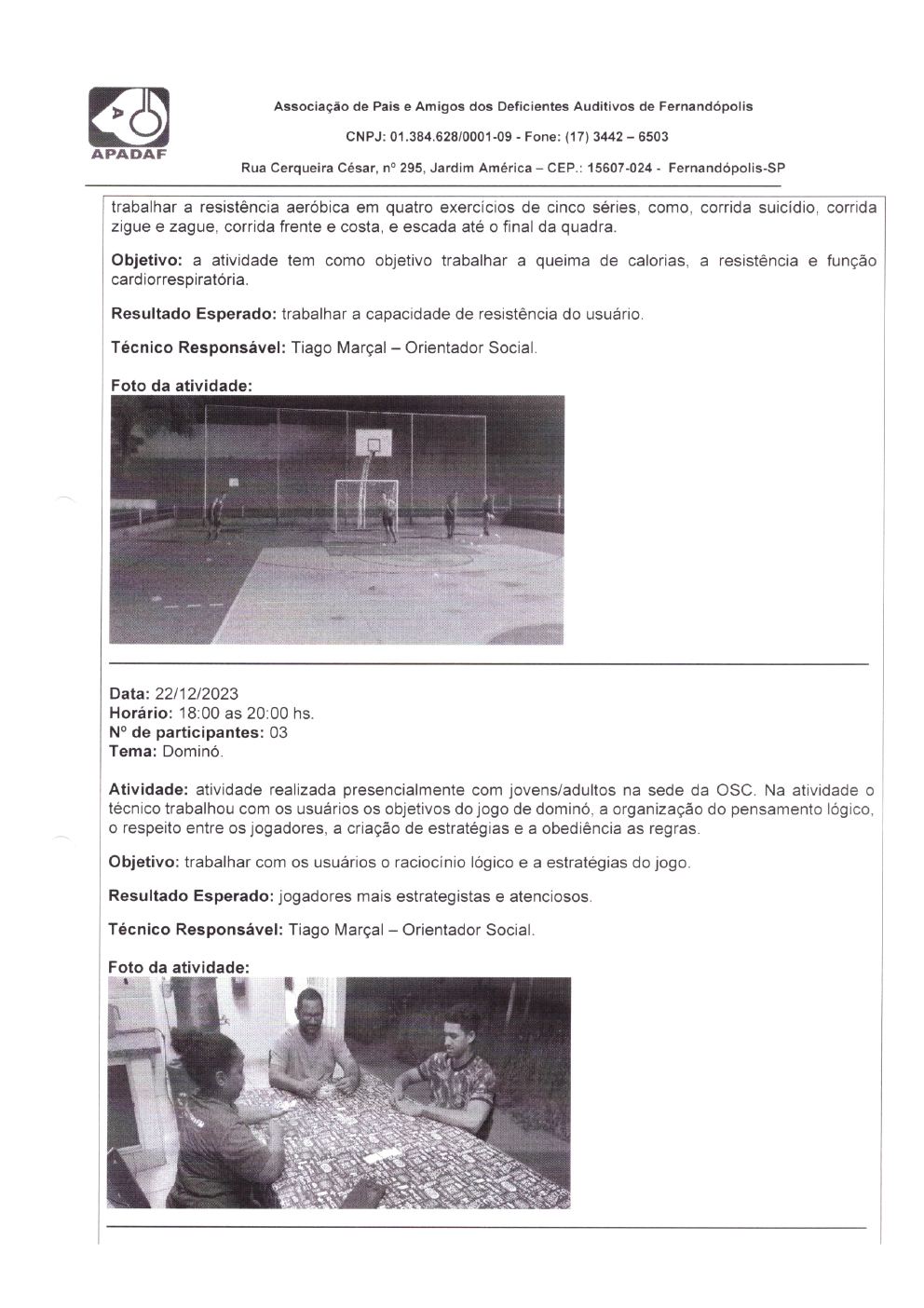 Página 19 de Prestação de Contas Mensal — Habilitação e Reabilitação — 12ª Parcela — Janeiro/2024