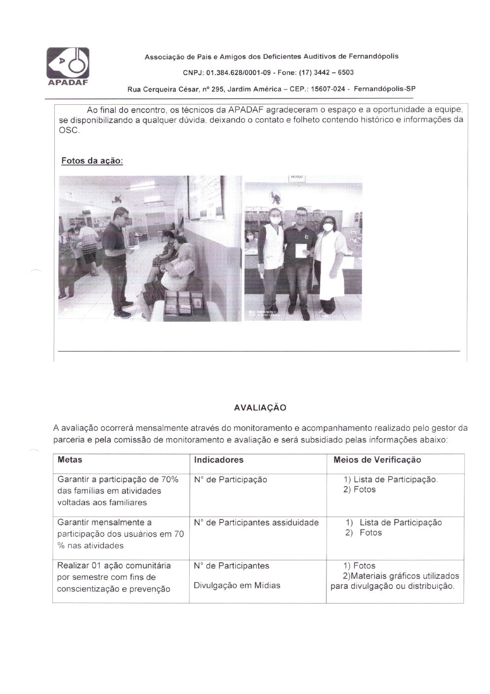 Página 27 de Prestação de Contas Mensal — Habilitação e Reabilitação — 1ª Parcela — Maio/2024